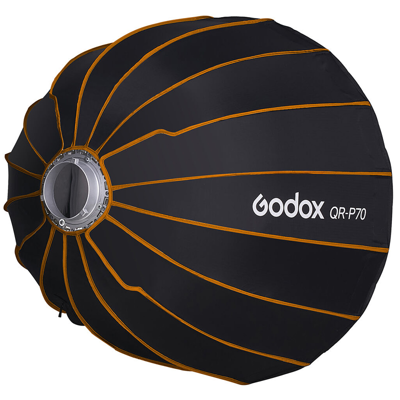 Caja Suavizadora Parabólica Godox 70cm. Armado Rápido (Bowens) QRP70