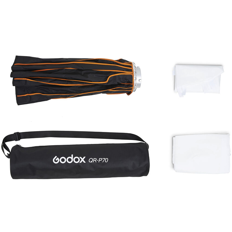 Caja Suavizadora Parabólica Godox 70cm. Armado Rápido (Bowens) QRP70