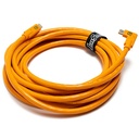 Cable USB-C a USB-C Right Angle Tether Tools CUC15RT-ORG