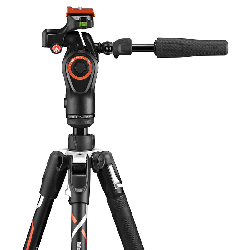 Tripié Manfrotto BeFree ALPHA con Cabeza de 2 Manerales MKBFRLA-3W
