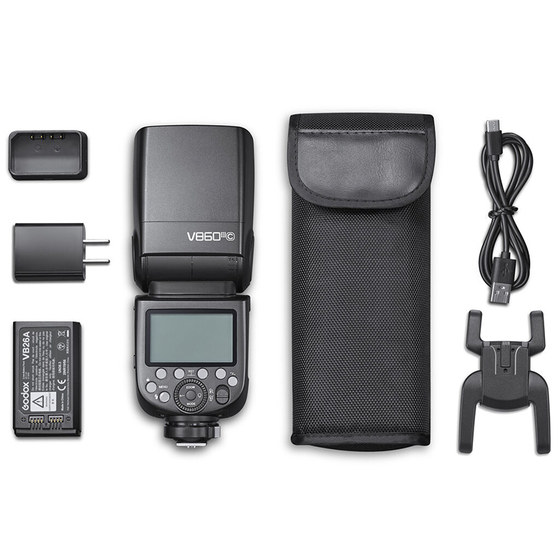 Flash Ving 860IIIN Godox para Canon con Batería VB26A y Cargador