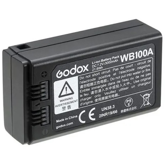 Batería WB100A 3000mAh para Flash Godox AD100Pro