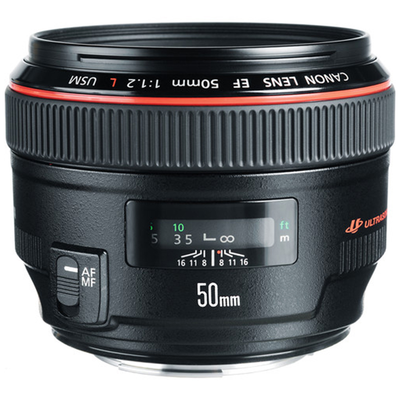 Lente Canon EF 50mm f/1.2L USM