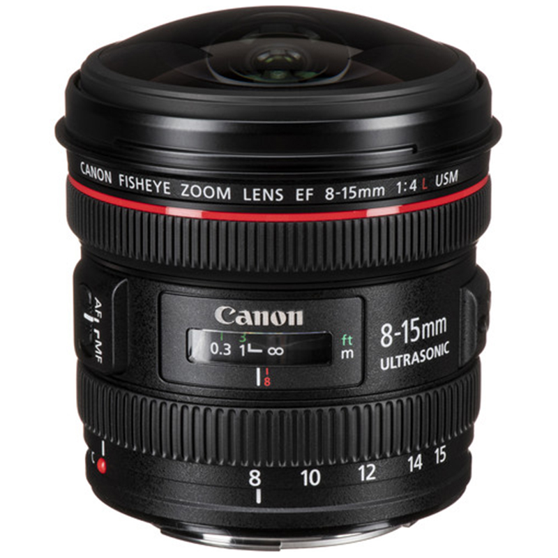Lente Canon EF 8-15mm f/4L FishEye USM