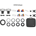 Kit de 2 Flash Macro Godox MF12 con Accesorios y Arillos de 49 a 77mm.
