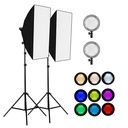 Kit de 2 Lámparas 238 Led RGB Vanta FX-YPD1-Pro