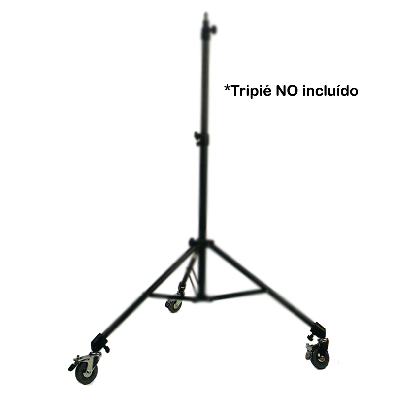 Juego de 3 Ruedas Ajustables Yunteng para Tripié de Iluminación