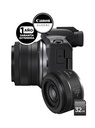 Kit Cámara Canon EOS R50 + RF-S 18-45mm + RF 50mm f/1.8 STM + SD 32GB + Curso ABC de Vlogger + 1 Año de Garantía Extendida