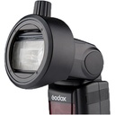 Adaptador de accesorios Godox S-R1 (V1) para flash tipo speedlite