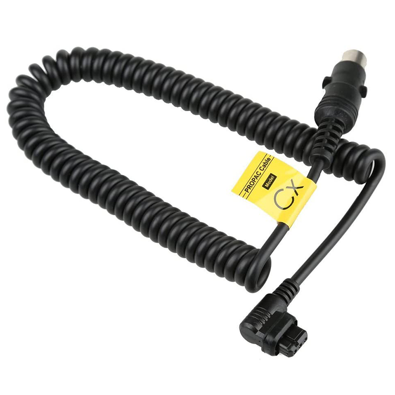 Cable Godox CX para flash Canon y batería PB960