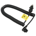 Cable Godox CX para flash Canon y batería PB960