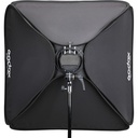 Caja suavizadora Godox 60x60cms. con grid y bracket S2 para flash speedlite