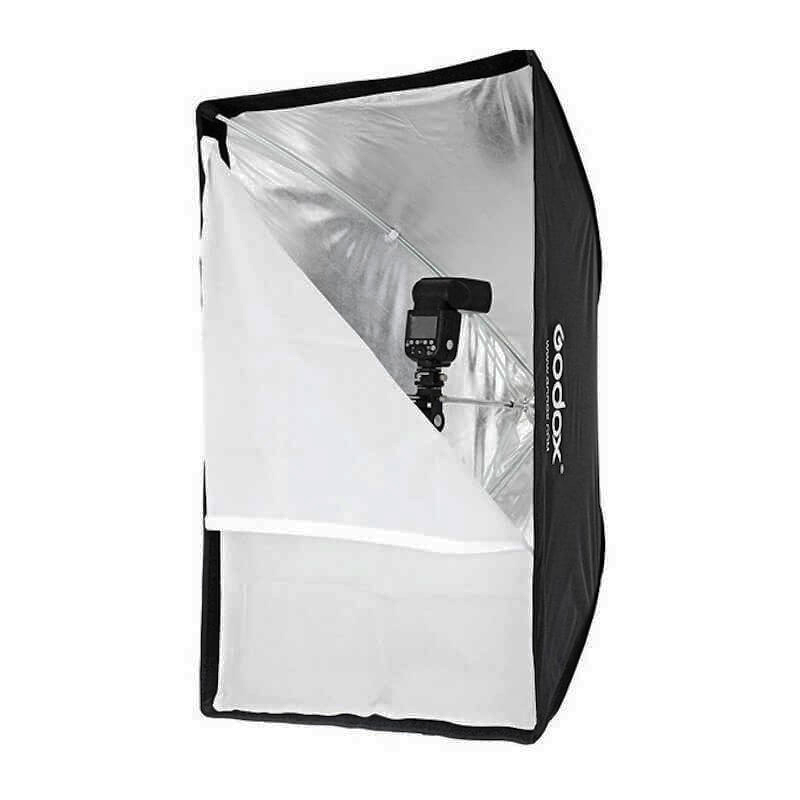 Caja suavizadora tipo sombrilla Godox 50x70cms. (universal)