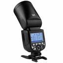 Flash Godox V1-N para Sony con batería VB26 y cargador