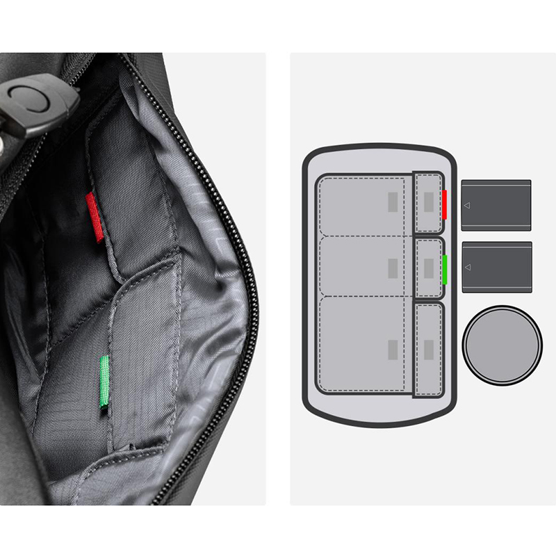 Slingbag K&F Concept Alpha 10L Negra (KF13.157V1)