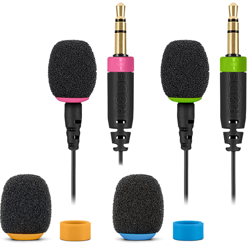 Kit de Identificadores de Color para Micrófonos RODE COLORS 2 para Wireless GO y Lavaliers