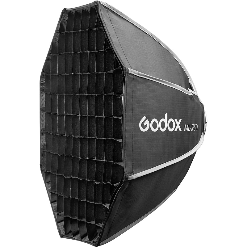 Caja Suavizadora Octagonal de Armado Rápido Godox 50cm. con Grid (Montura Godox) ML-SF50