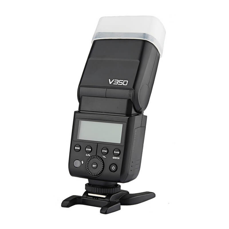 Flash Ving 350C Godox para Canon con batería VB20 y cargador
