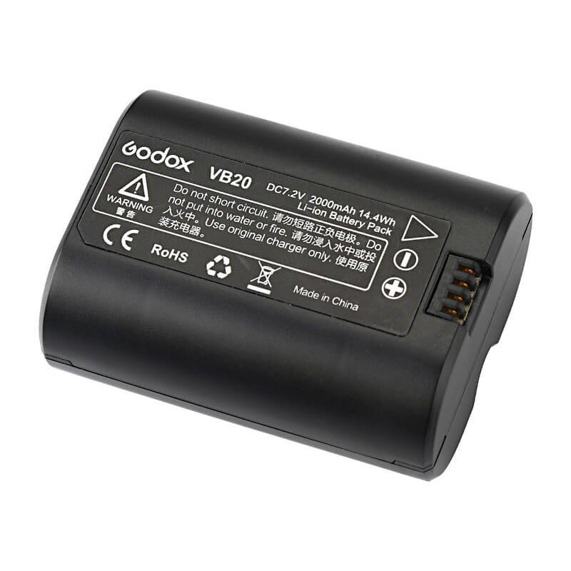 Flash Ving 350C Godox para Canon con batería VB20 y cargador