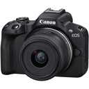 Cámara Canon EOS R50 c/RF-s 18-45 + SD64Gb + 1 Año de Garantía Extendida