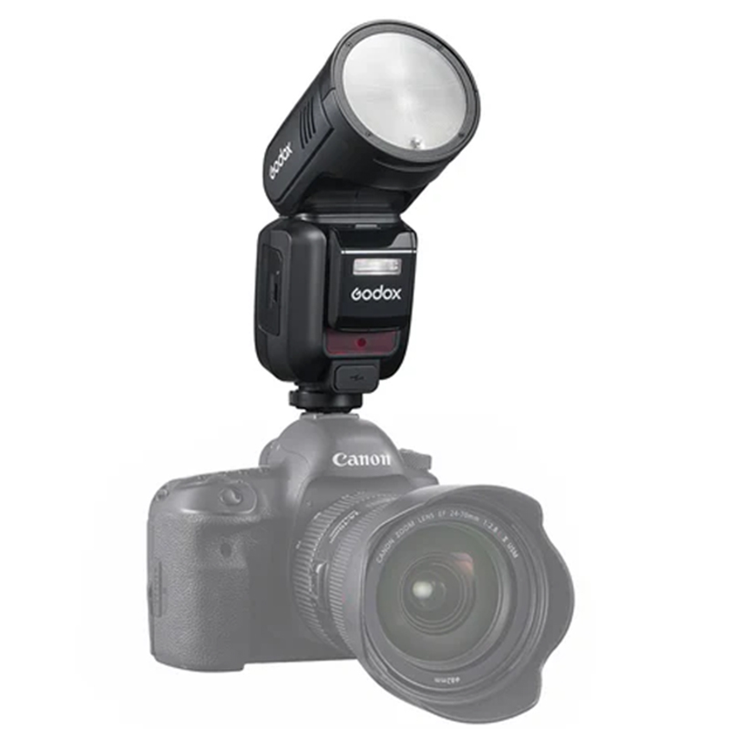 Flash Godox V100C TTL con Pantalla Táctil para Canon con Batería Recargable