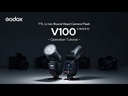 Flash Godox V100C TTL con Pantalla Táctil para Canon con Batería Recargable