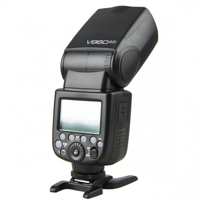 Flash Ving 860IIF Godox para Fuji con batería VB18 y cargador