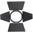 Kit Godox AK-R1 con Grid, Snoot, Barndoor y 4 Filtros de Color para Flash con Cabezal Redondo