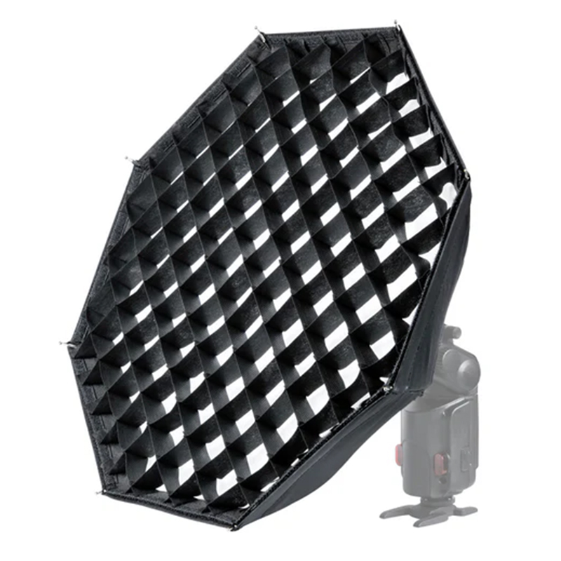 Softbox Octagonal Godox AD-S7 con Grid y Deflector para Speedlite