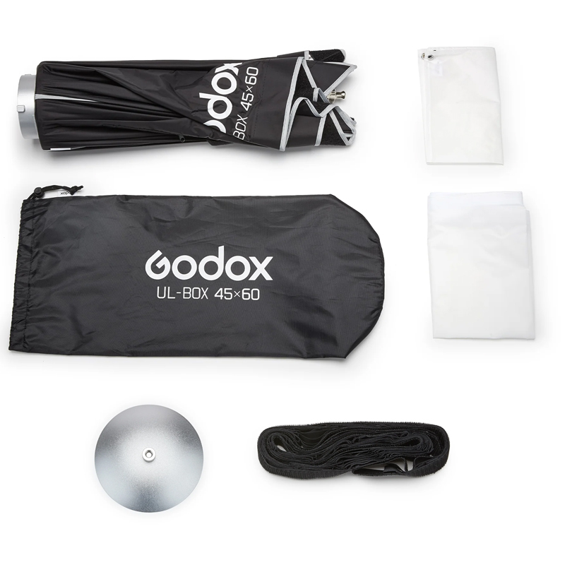 Caja Suavizadora Tipo Sombrilla con Grid Godox 45x60 cm. UL-BOX-4560 (Bowens)