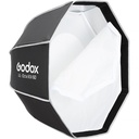 Caja Suavizadora Octagonal Tipo Sombrilla con Grid Godox 60 cm. UL-BOX-OCTA-60 (Bowens)