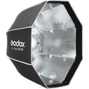 Caja Suavizadora Octagonal Tipo Sombrilla con Grid Godox 60 cm. UL-BOX-OCTA-60 (Bowens)