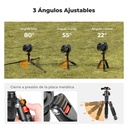 Mini Tripié K&F Concept c/Cabeza de Bola para Foto c/Soporte para Celular (KF09.150)