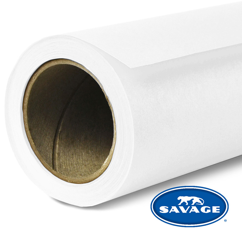 Ciclorama de Papel SAVAGE 2.18x11mts. #66 PURE WHITE