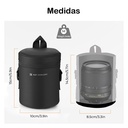 Funda Protectora Impermeable para Lentes K&F Concept 8x14cm. (M) (KF13.201)