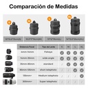 Funda Protectora Impermeable para Lentes K&F Concept 8x14cm. (M) (KF13.201)