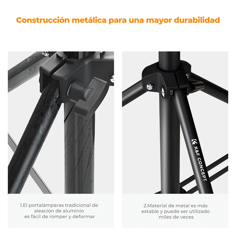 Tripié K&F Concept para Unidad de Iluminación 2 mt. (KF34.041)