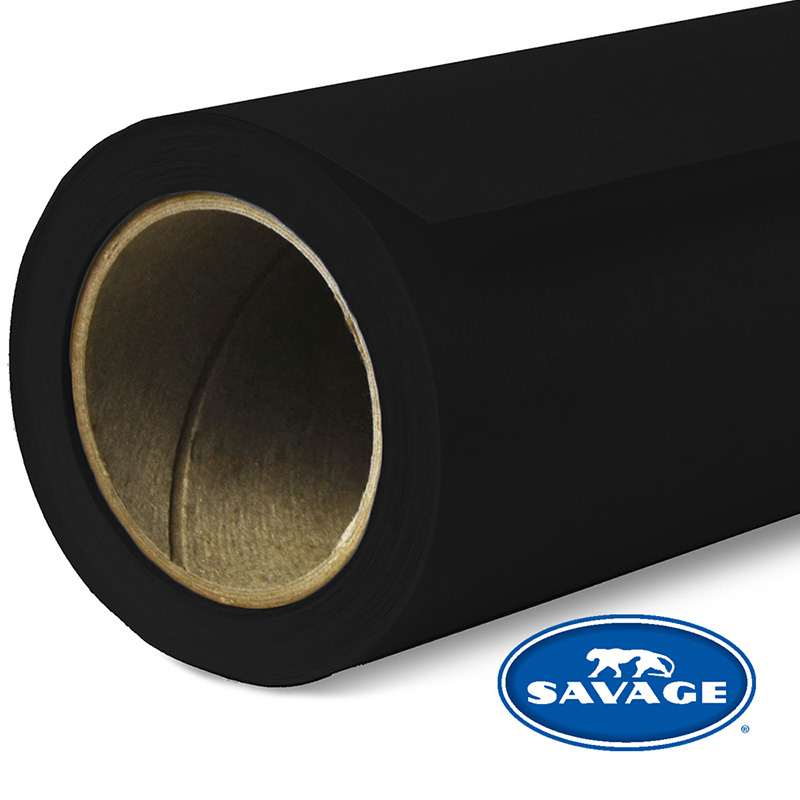 Ciclorama de Papel SAVAGE 2.72x11mts. #20 BLACK