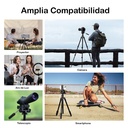 Tripié Compacto K&F Concept O234A0 + Cabeza para Foto/Video c/Soporte para Celular (KF09.115V1) 