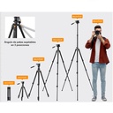 Tripié Compacto K&F Concept O234A0 + Cabeza para Foto/Video c/Soporte para Celular (KF09.115V1) 