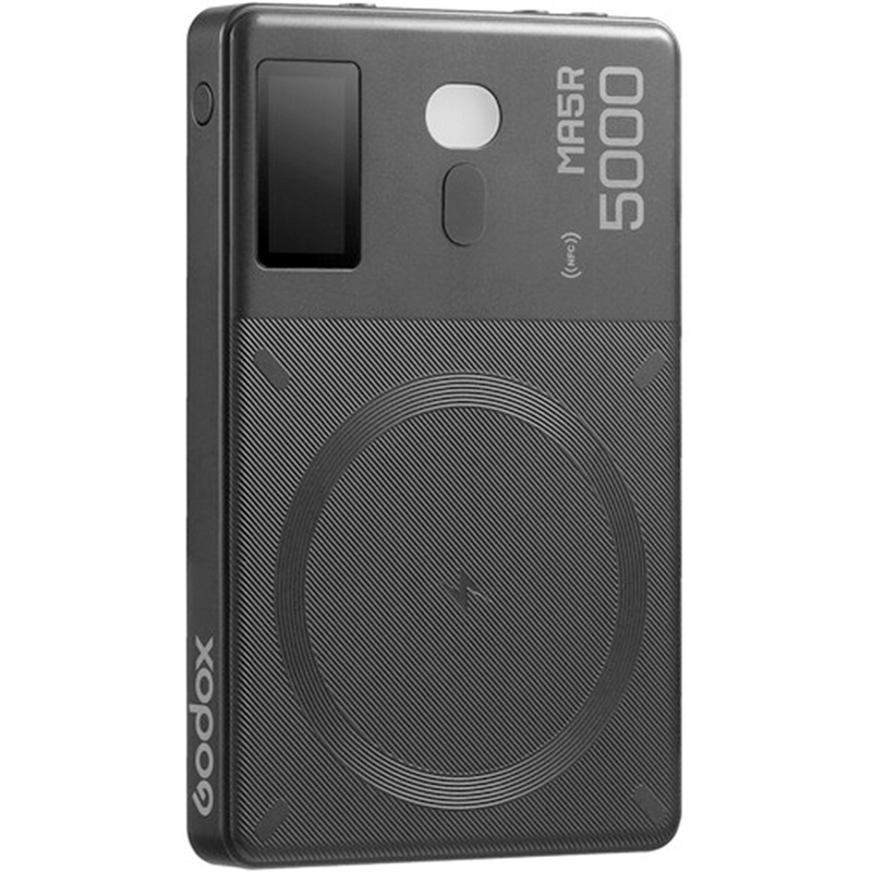 Lámpara Led RGB Portátil Godox MA5R color Negro