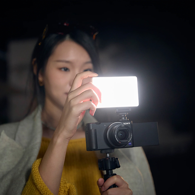 Lámpara Led RGB Portátil Godox MA5R color Negro