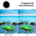 Filtro Densidad Neutra Variable y CPL K&F Concept 58mm. Serie Nano-X (KF01.1322V1)