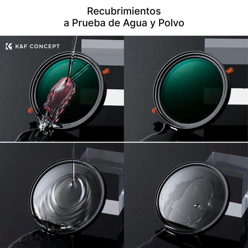 Filtro Densidad Neutra Variable y CPL K&F Concept 58mm. Serie Nano-X (KF01.1322V1)