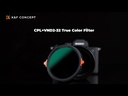 Filtro Densidad Neutra Variable y CPL K&F Concept 58mm. Serie Nano-X (KF01.1322V1)