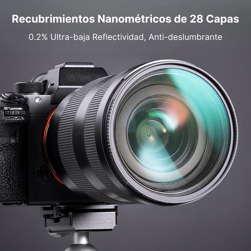 Filtro Black Mist 1/4 K&F Concept 58mm. Serie Nano-X (KF01.1479)