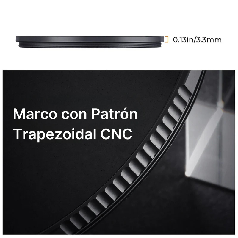 Filtro Black Mist 1/4 K&F Concept 58mm. Serie Nano-X (KF01.1479)