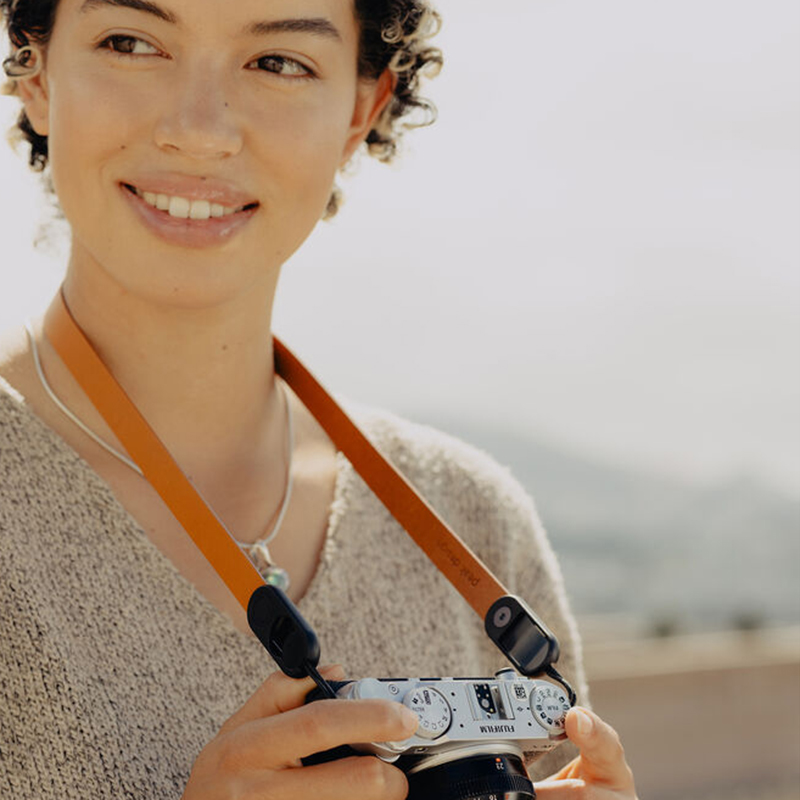 Correa para Cámara Peak Design Form Leather Neck LRS-N-AM-1 (Amber)