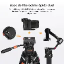 Tripié K&F Concept VA3 + Cabezal de Video BV20 (KF09.148V1)