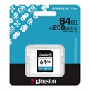 Memoria Kingston Canvas Go! Plus SDXC 64GB UHS-I U3 Clase 10 V30